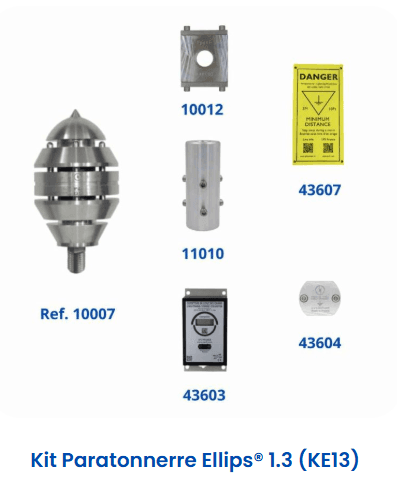Image de Kit Paratonnerre Ellips® 1.3 (KE13)
